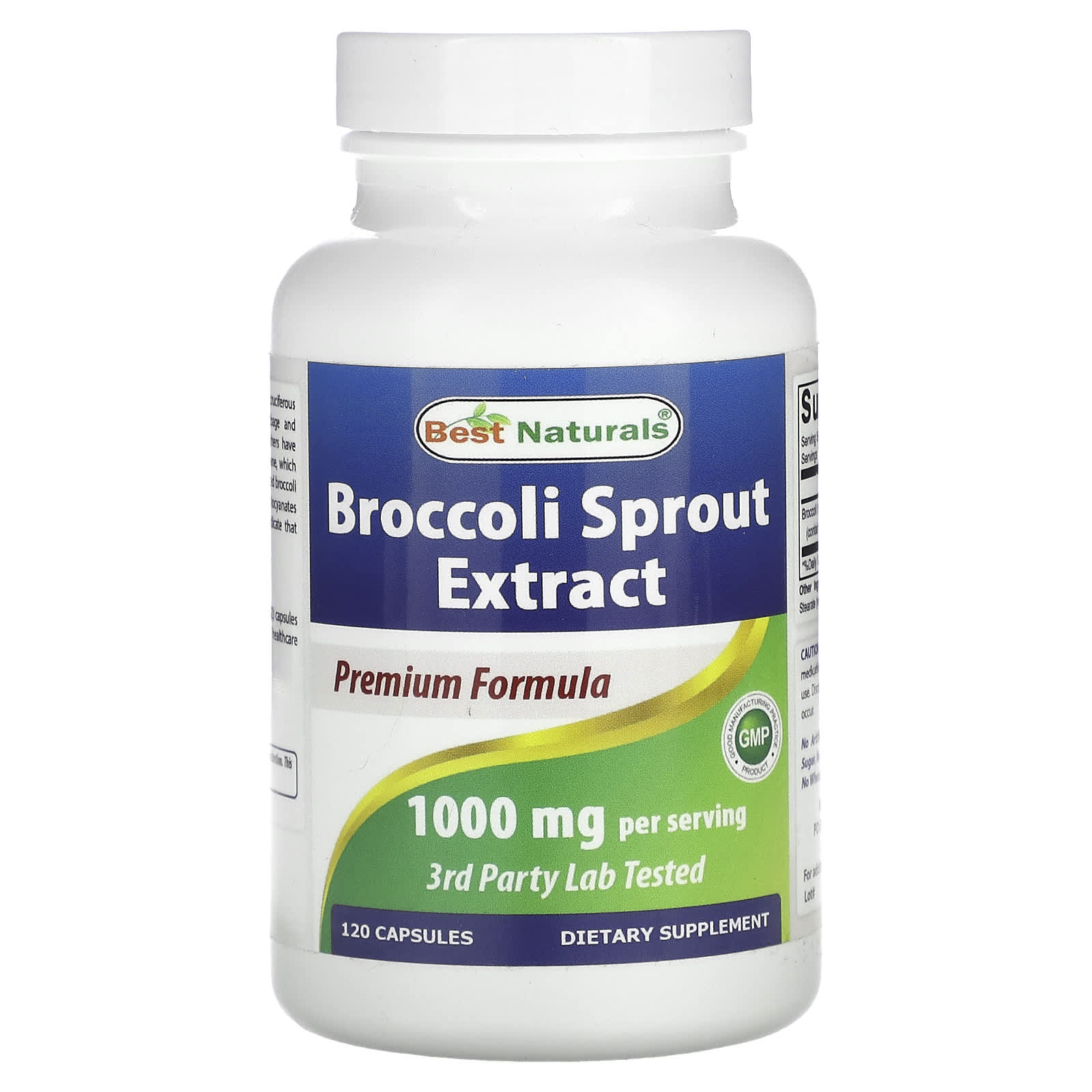 Best Naturals, Broccoli Sprout Extract, 120 Capsules (500 mg per Capsule)