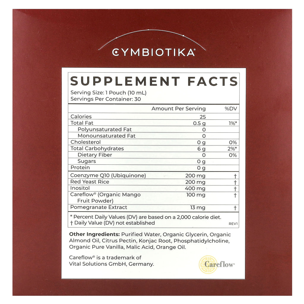 Cymbiotika, Heart Health, Orange Cream, 30 Pouches, 0.3 fl oz (10 ml) Each