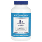 The Vitamin Shoppe, Vitamin B2 Riboflavin, 100 mg, 300 Vegetable Capsules