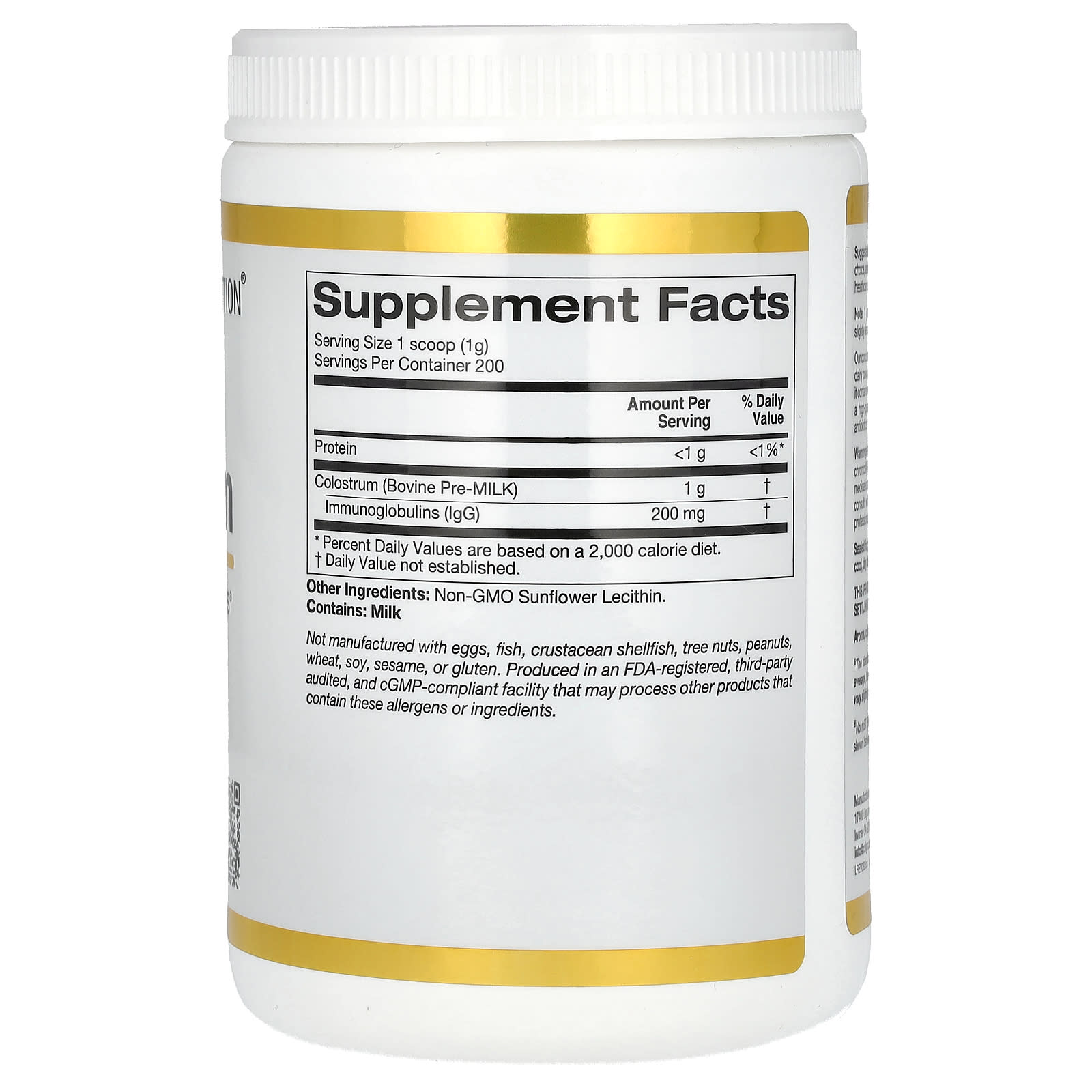 California Gold Nutrition, Colostrum, 7.05 oz (200 g)