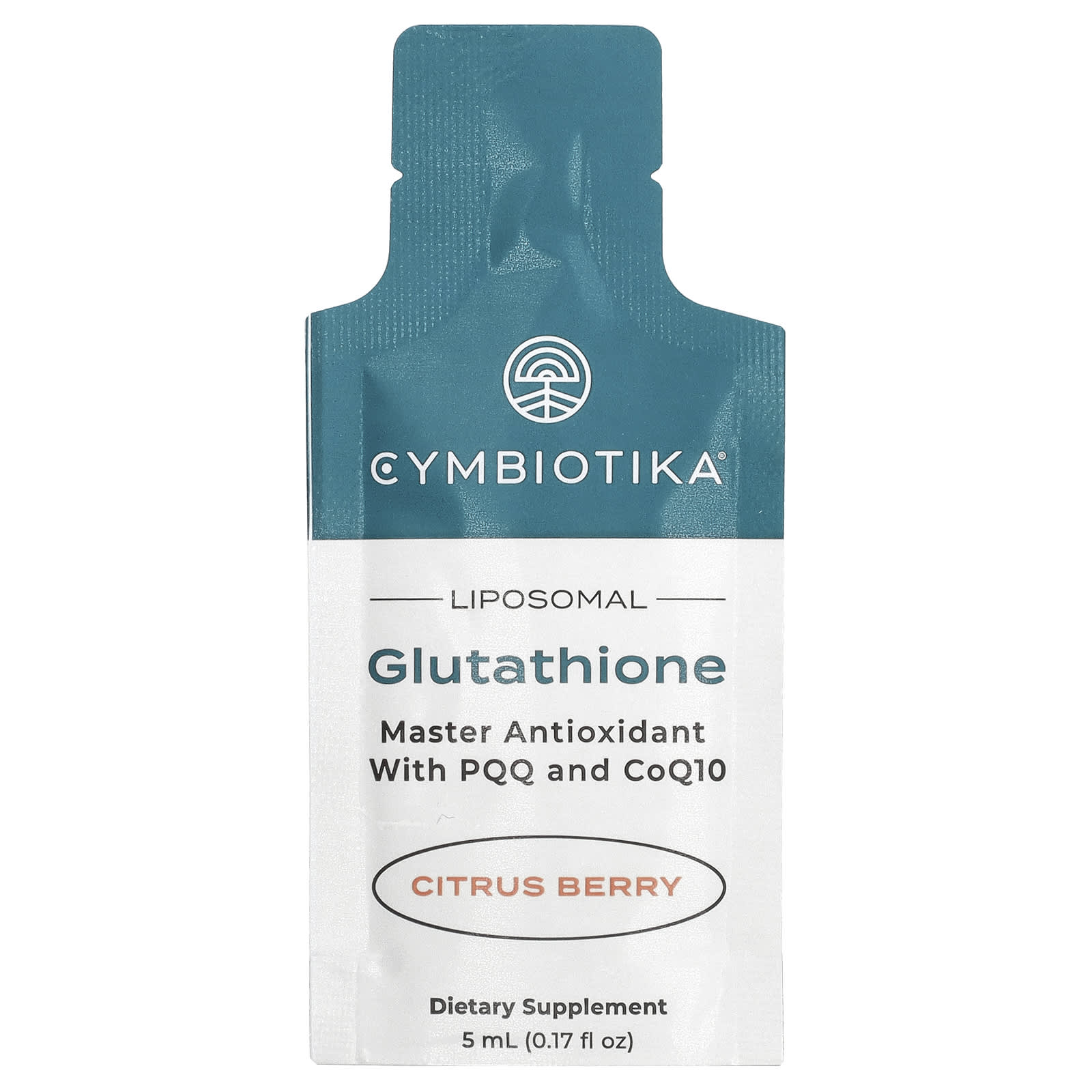 Cymbiotika, Glutathione, Liposomal, Citrus Berry, 25 Pouches, 5 ml Each