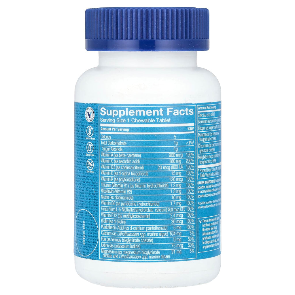 The Vitamin Shoppe, Chewable Bariatric Multivitamin, Tropical Berry, 60 Chewable Tablets