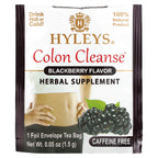 Hyleys Tea, Colon Cleanse, Blackberry, Caffeine Free, 25 Tea Bags, 1.32 oz (37.5 g)