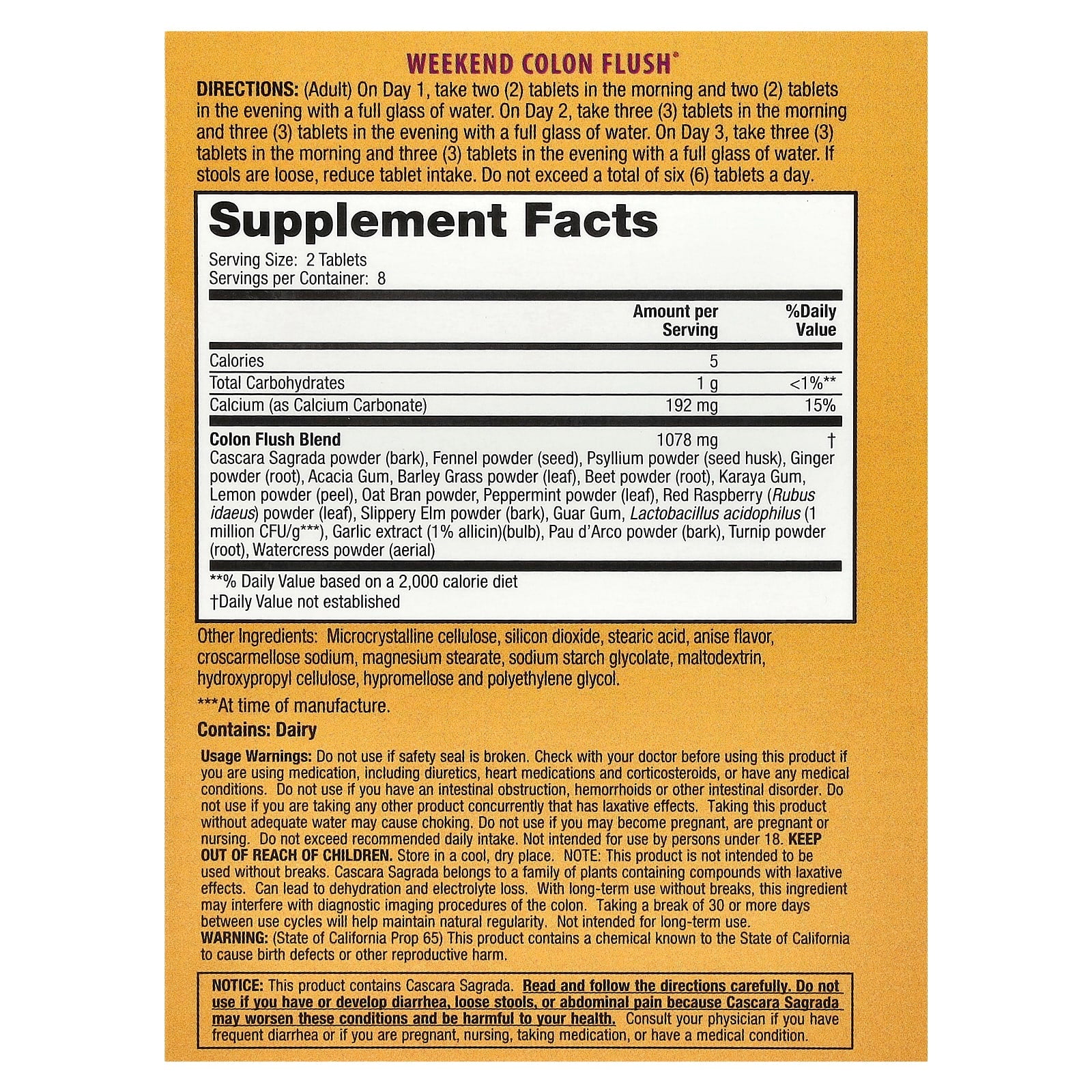 Nature's Secret, Weekend Colon Flush®, 16 Tablets