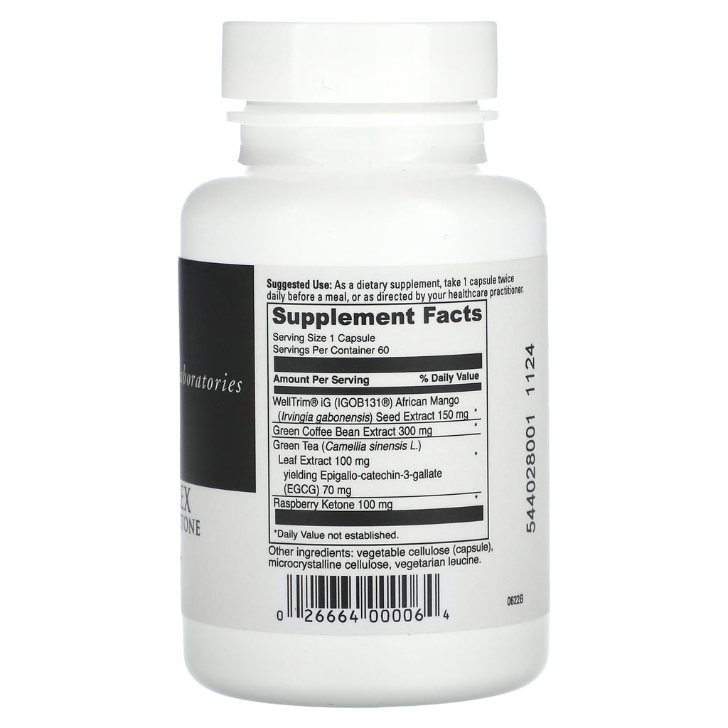 DaVinci Laboratories, Mango-Plex with Raspberry Ketone, 60 Capsules