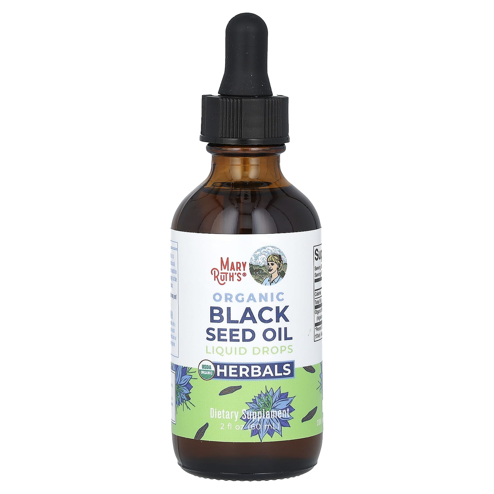 MaryRuth's, Organic Black Seed Oil, Liquid Drops, 600 mg, 2 fl oz (60 ml)