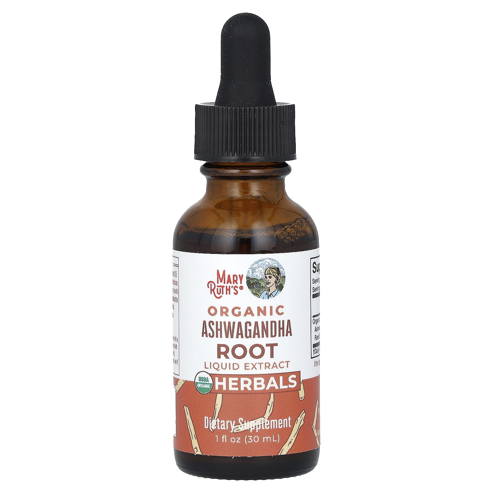 MaryRuth's, Organic Ashwagandha Root Liquid Extract, Alcohol Free, 1 fl oz (30 ml)
