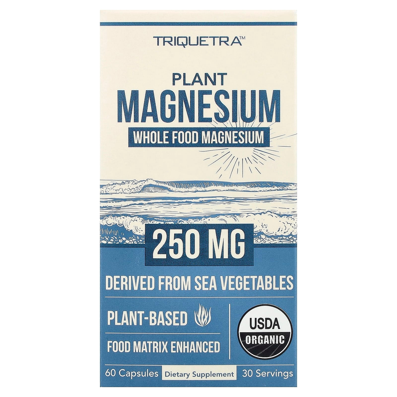 Triquetra Health, Plant Magnesium, 60 Capsules