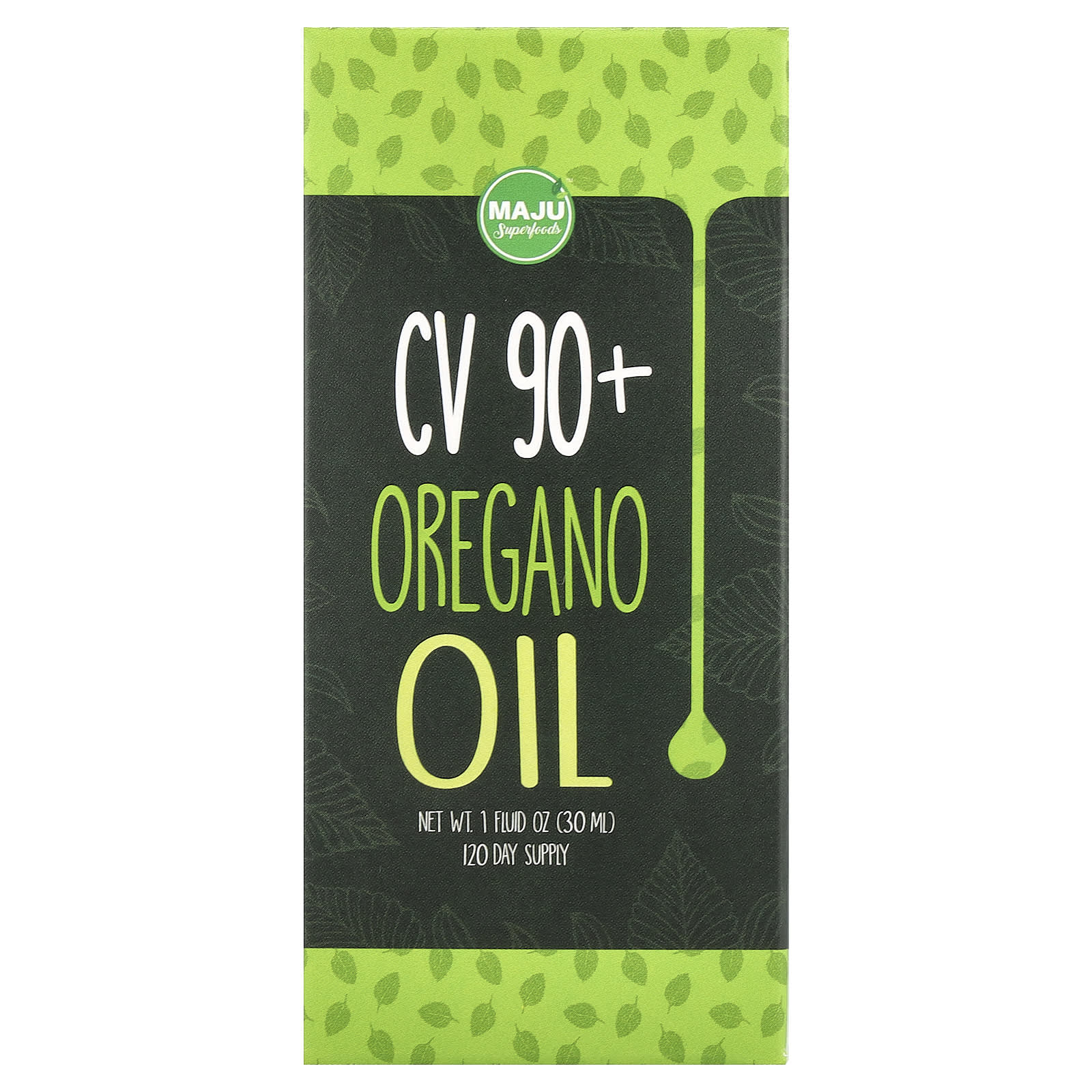 Maju Superfoods, CV 90+ Oregano Oil, 1 fl oz (30 ml)