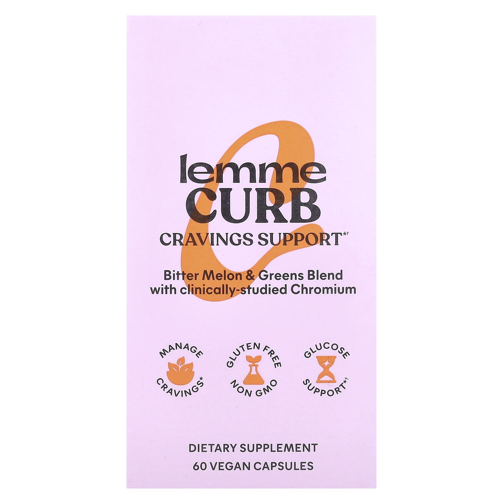 Lemme, Curb Cravings Support , 60 Vegan Capsules