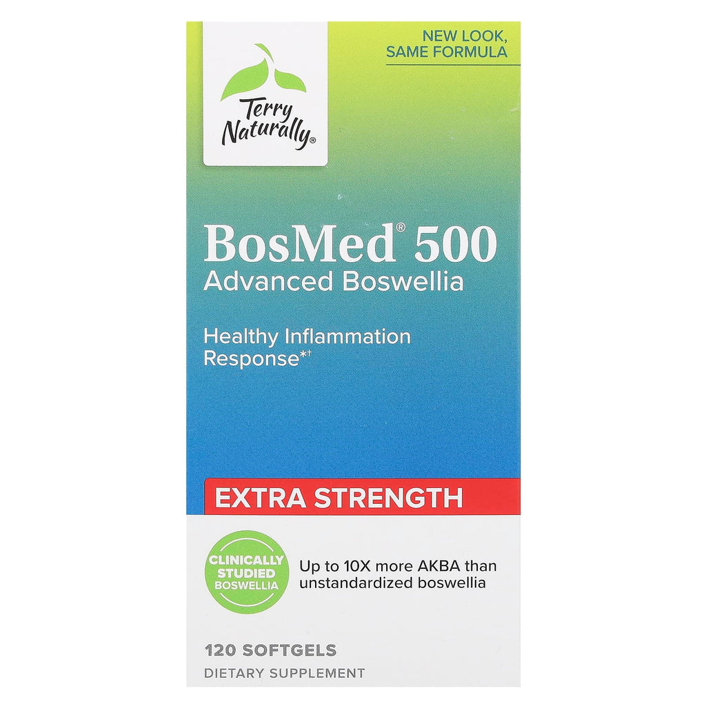 Terry Naturally, BosMed 500, Advanced Boswellia, 500 mg, 120 Softgels