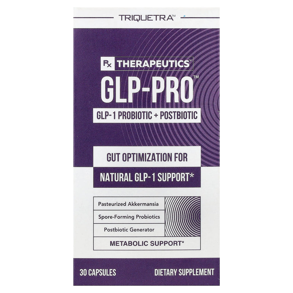 Triquetra Health, PX Therapeutics™, GLP-Pro™ GLP-1 Probiotics + Postbiotic, 30 Capsules