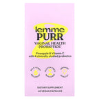 Lemme, Purr, Vaginal Health Probiotics, 60 Vegan Capsules