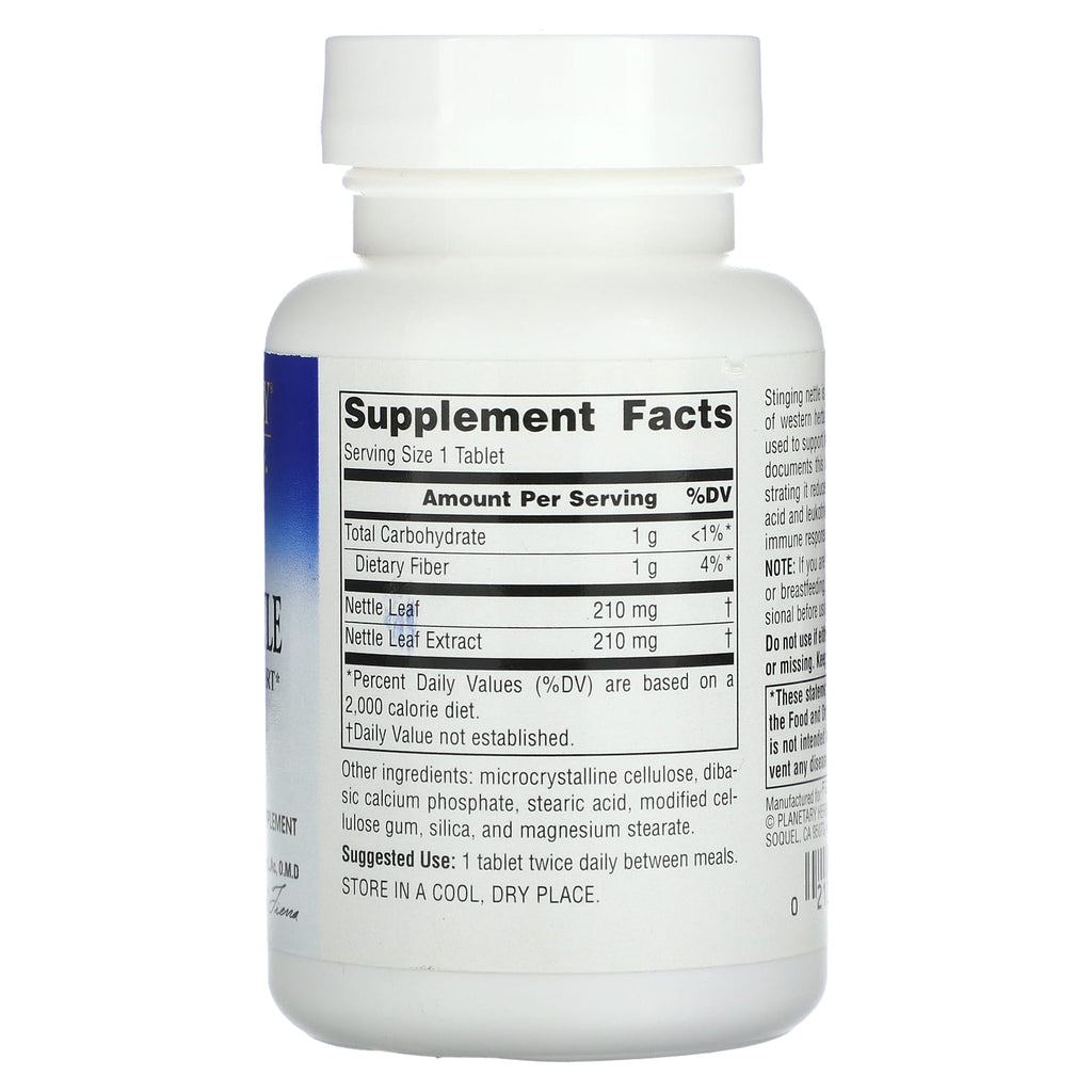 Planetary Herbals, Full Spectrum™ Stinging Nettle, 60 Tablets