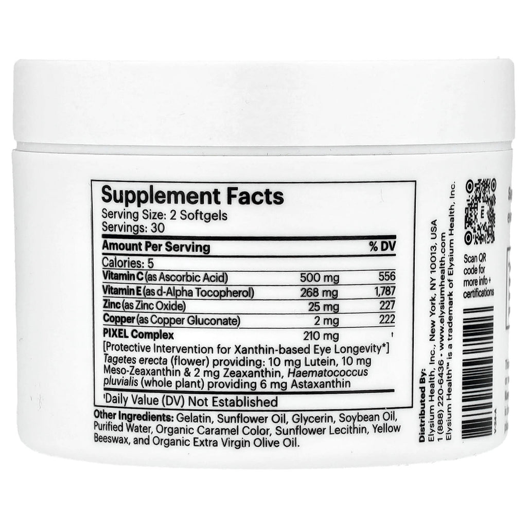Elysium, Vision, 60 Softgels