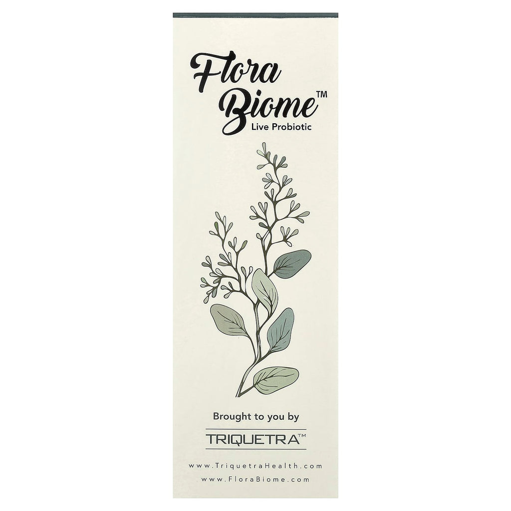 Triquetra Health, Flora Biome™, Live Probiotic Liquid Supplement, 16 fl oz (473 ml)