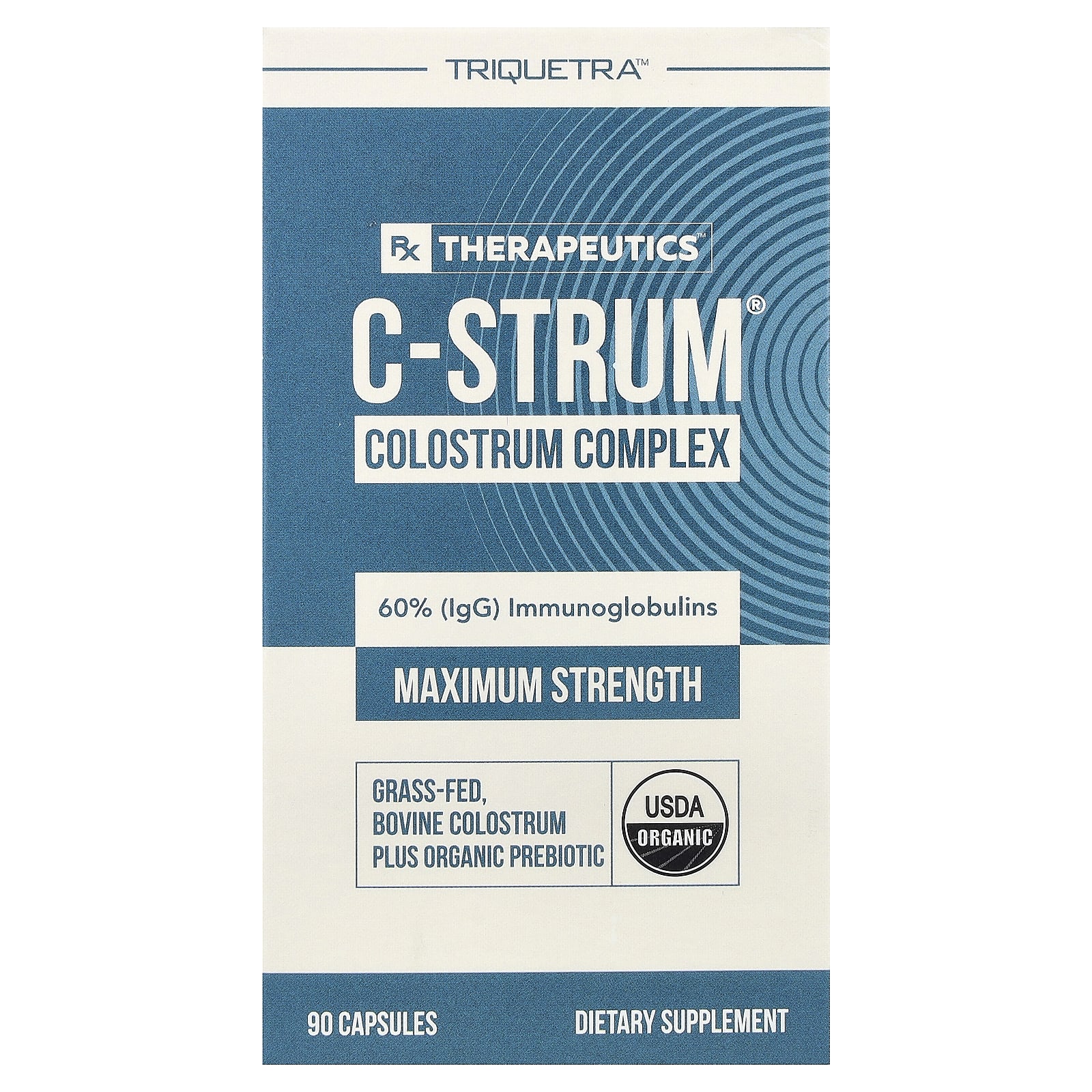 Triquetra Health, C-Strum®, Colostrum Complex, 90 Capsules