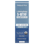 Triquetra Health, L-Methylfolate 5-MTHF Plus Methyl B12, Berry, 1 fl oz