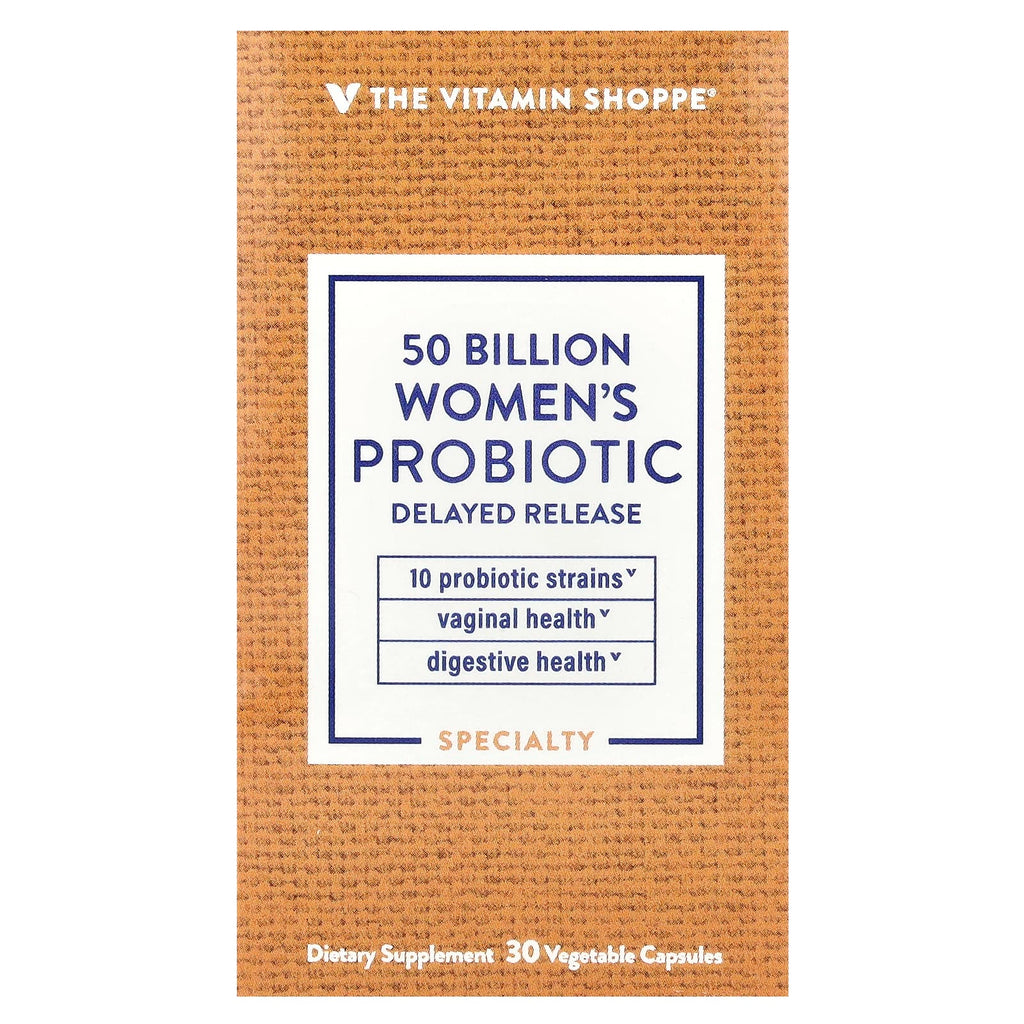 The Vitamin Shoppe, Women's Probiotic, 50 Billion, 30 Vegetable Capsules