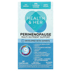 Health and Her, Perimenopause, Multi-Nutrient Support, 60 Capsules
