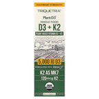 Triquetra Health, Plant-D3® Whole Food D3+ K2, Maximum Strength, 1 fl oz (30 ml)