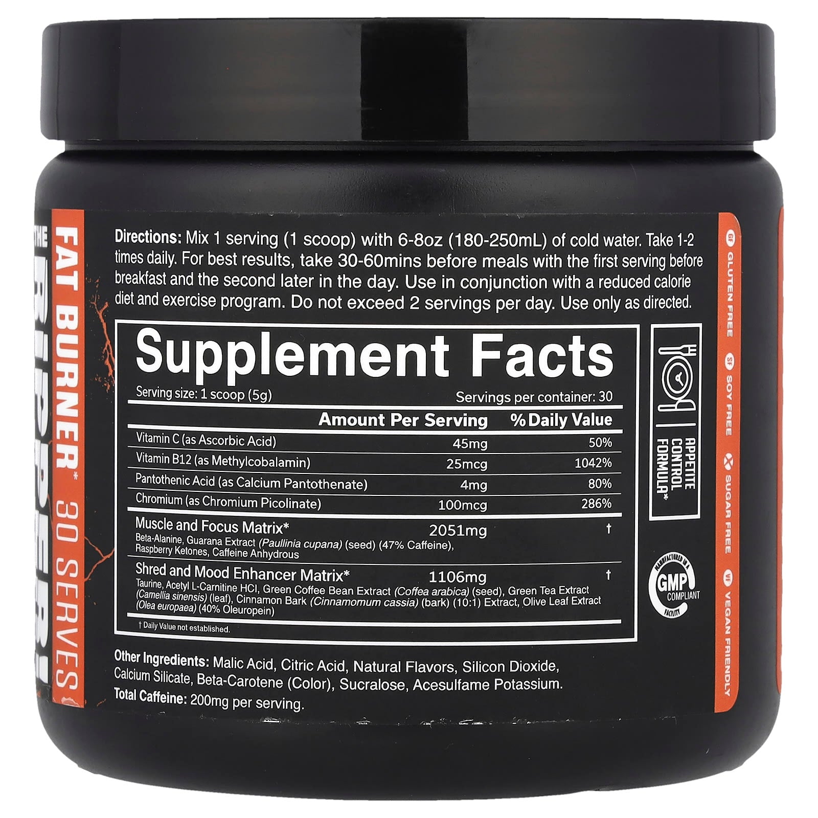 JNX Sports, The Ripper!, Fat Burner, Peach Mango, 5.3 oz (150 g)