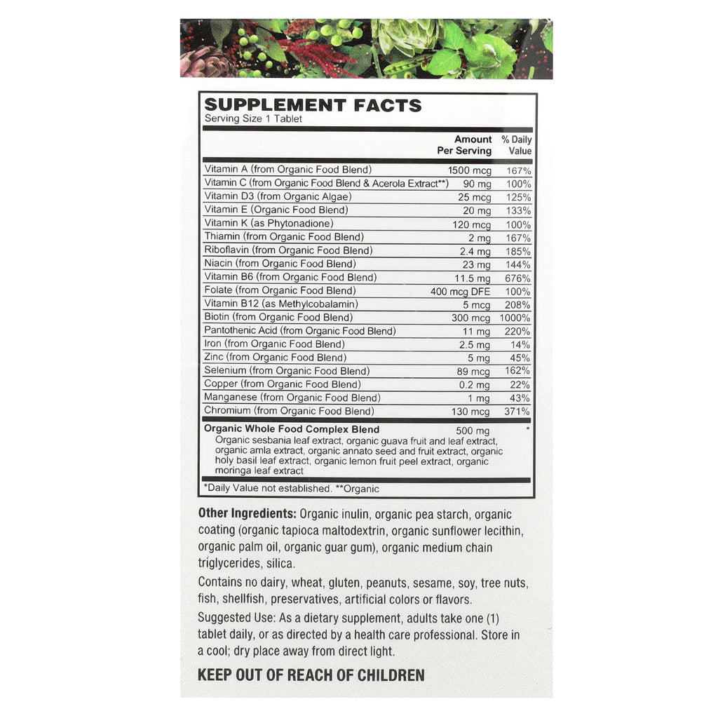 PlantFusion, Women's One-A-Day Mutivitamin, 60 Vegan Tablets