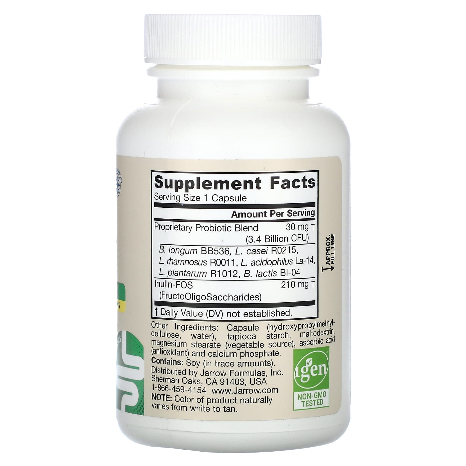 Jarrow Formulas, Vegan Jarro-Dophilus Plus FOS, 100 Veggie Capsules