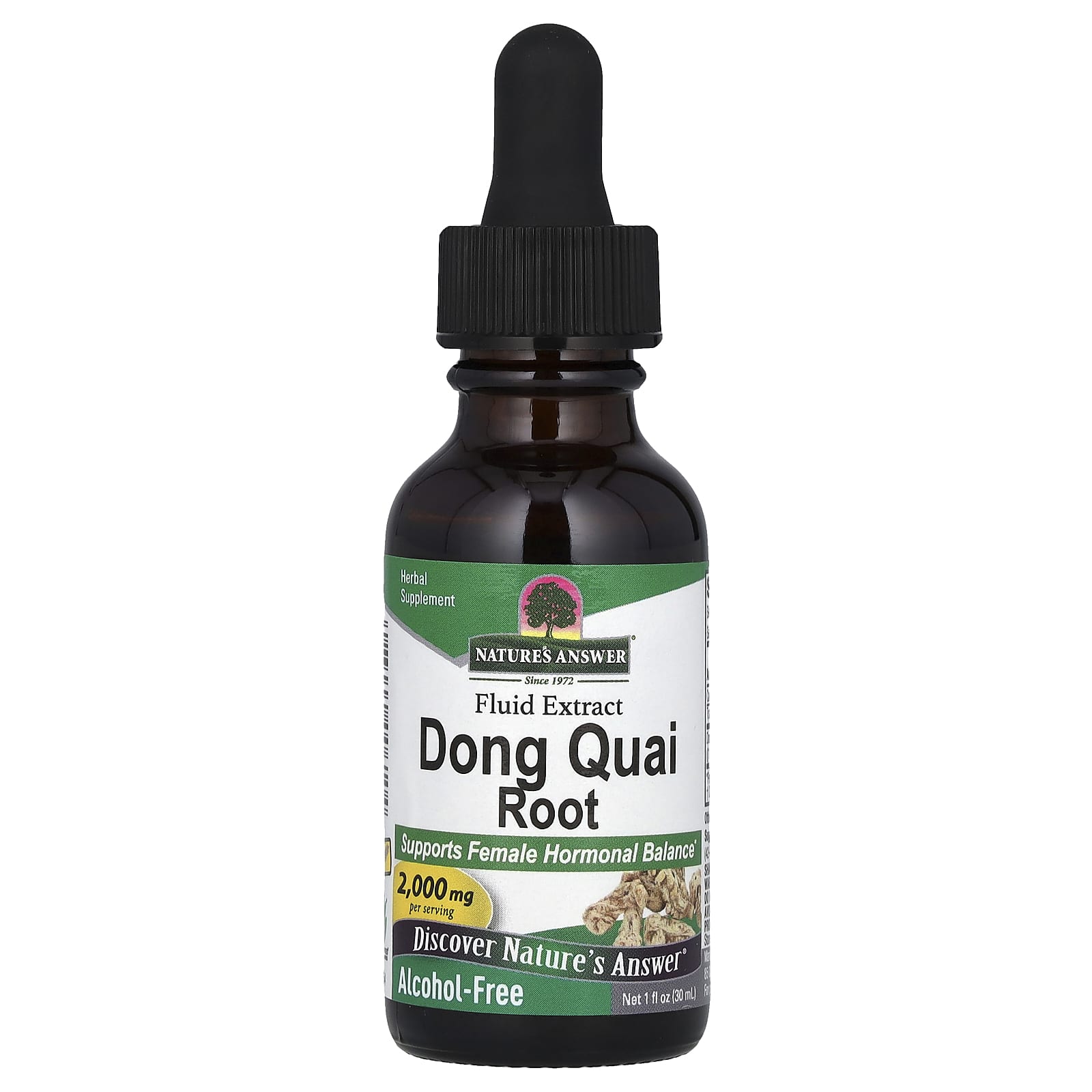 Nature's Answer, Dong Quai Root, Fluid Extract, Alcohol Free, 2,000 mg, 1 fl oz (30 ml)