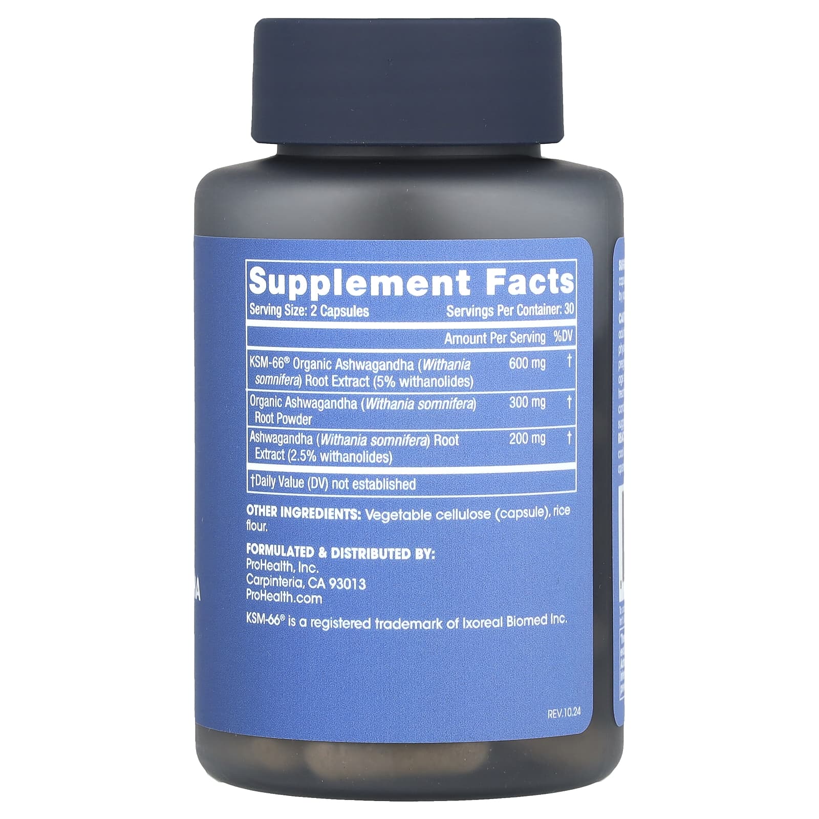 ProHealth Longevity, Full Spectrum Ashwagandha, 60 Capsules