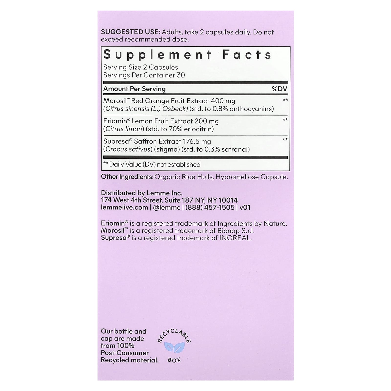 Lemme, GLP-1 Daily™, Weight Management, Cravings & Fat Burner, 60 Capsules