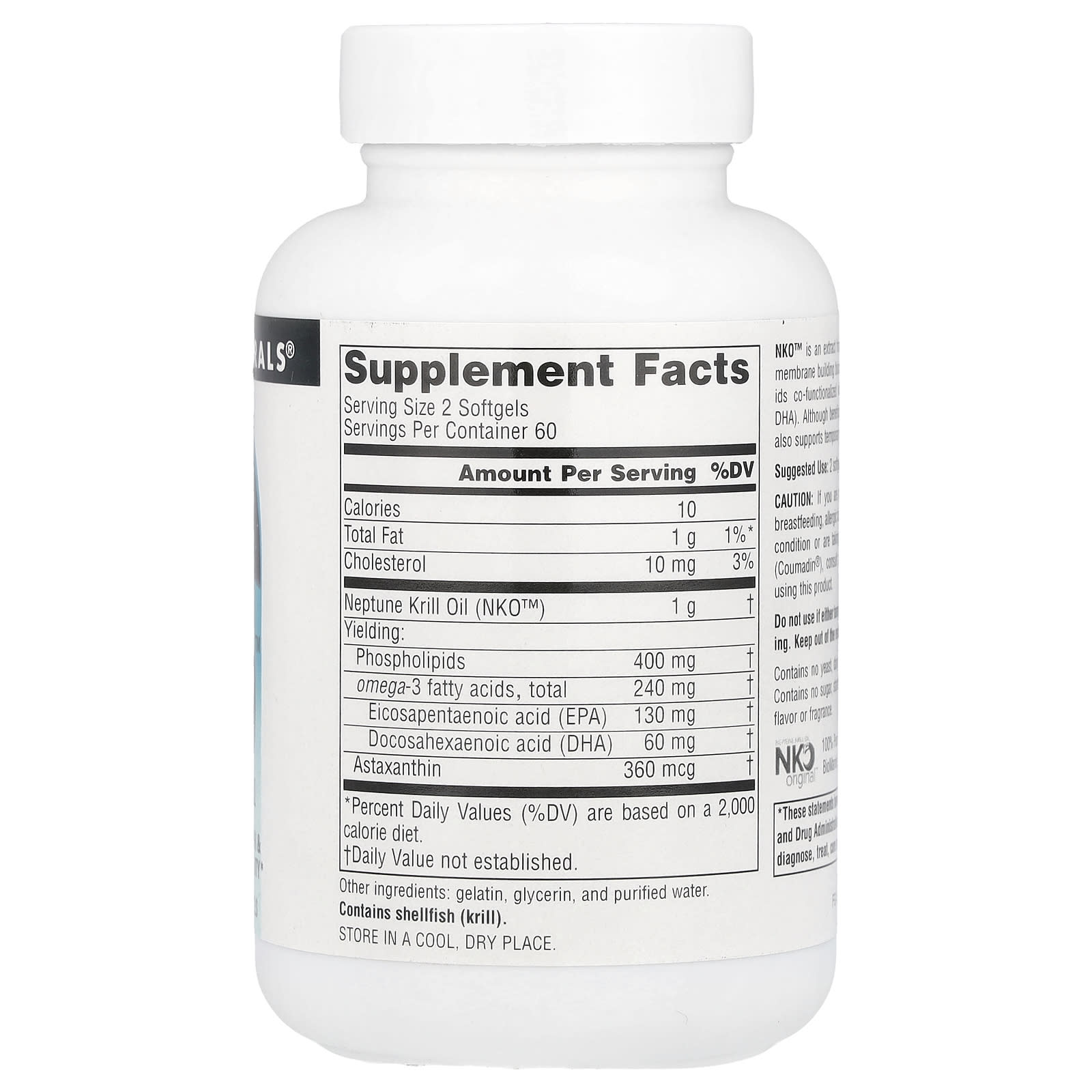 Source Naturals, NKO™, Neptune Krill Oil, 500 mg, 120 Softgels