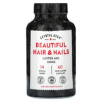 Crystal Star, Beautiful Hair & Nails, 60 Vegetarian Capsules