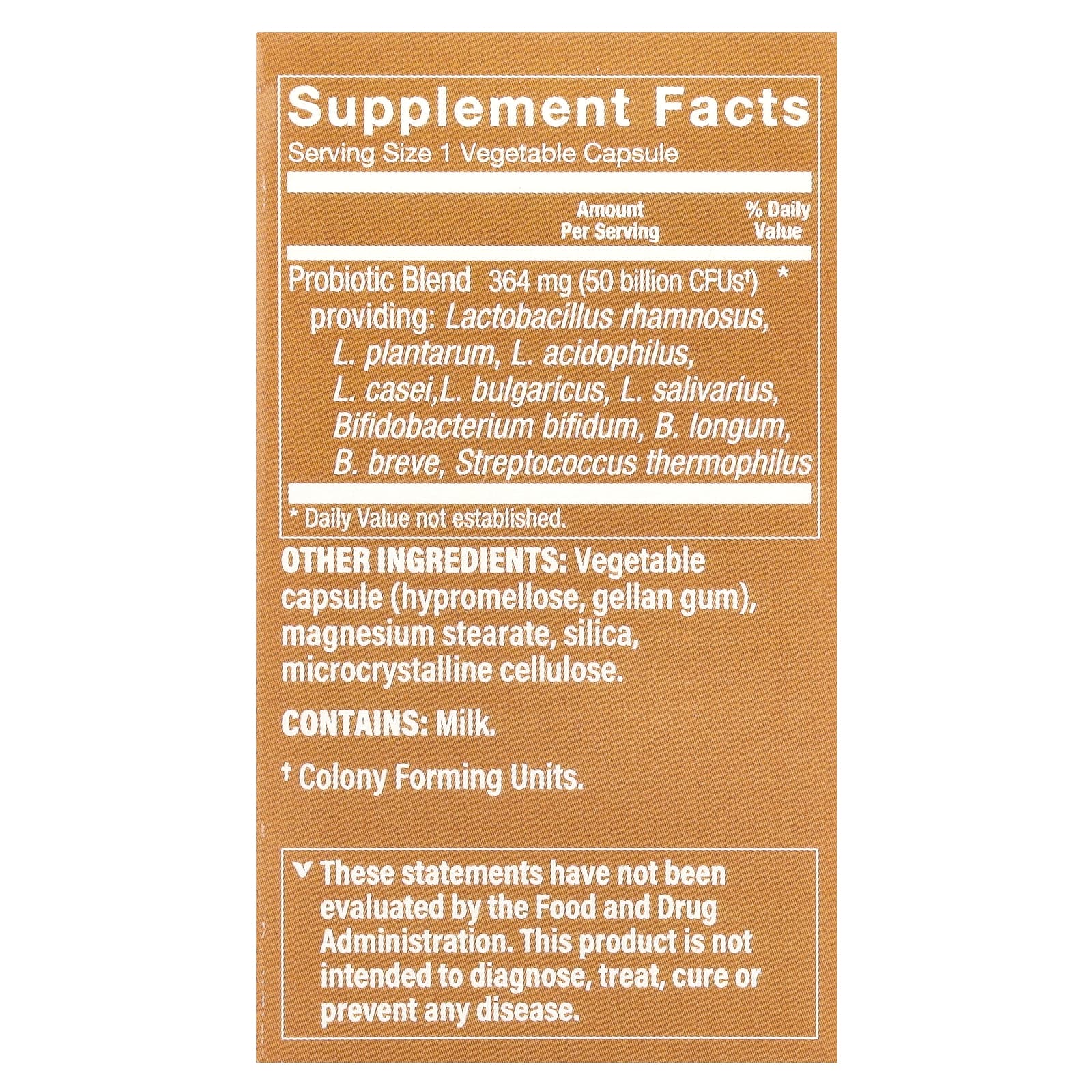 The Vitamin Shoppe, Women's Probiotic, 50 Billion, 30 Vegetable Capsules