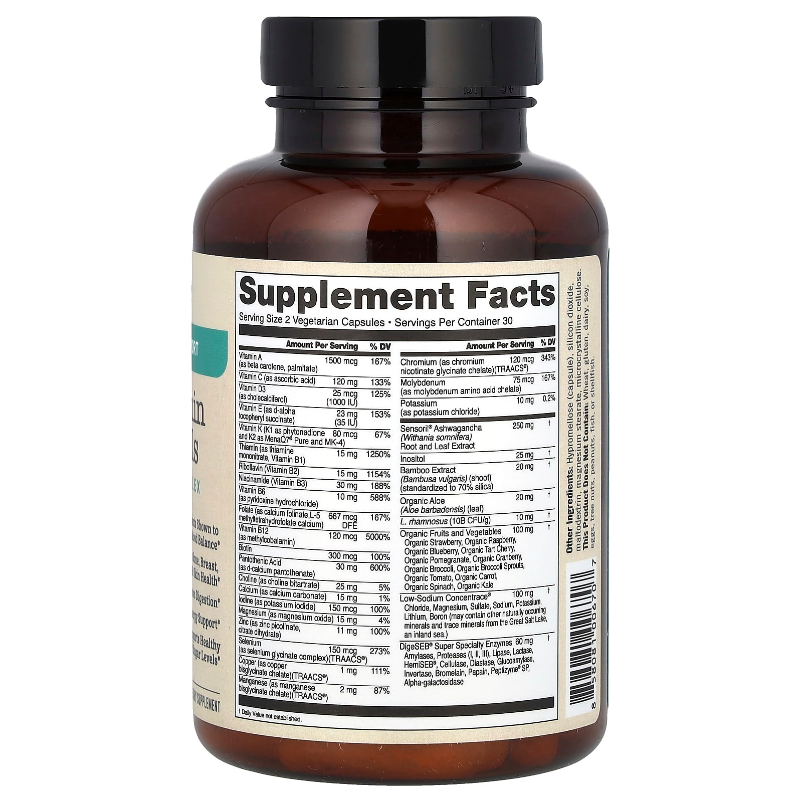 NatureWise, Women's Multivitamin & Minerals, 60 Vegetarian Capsules