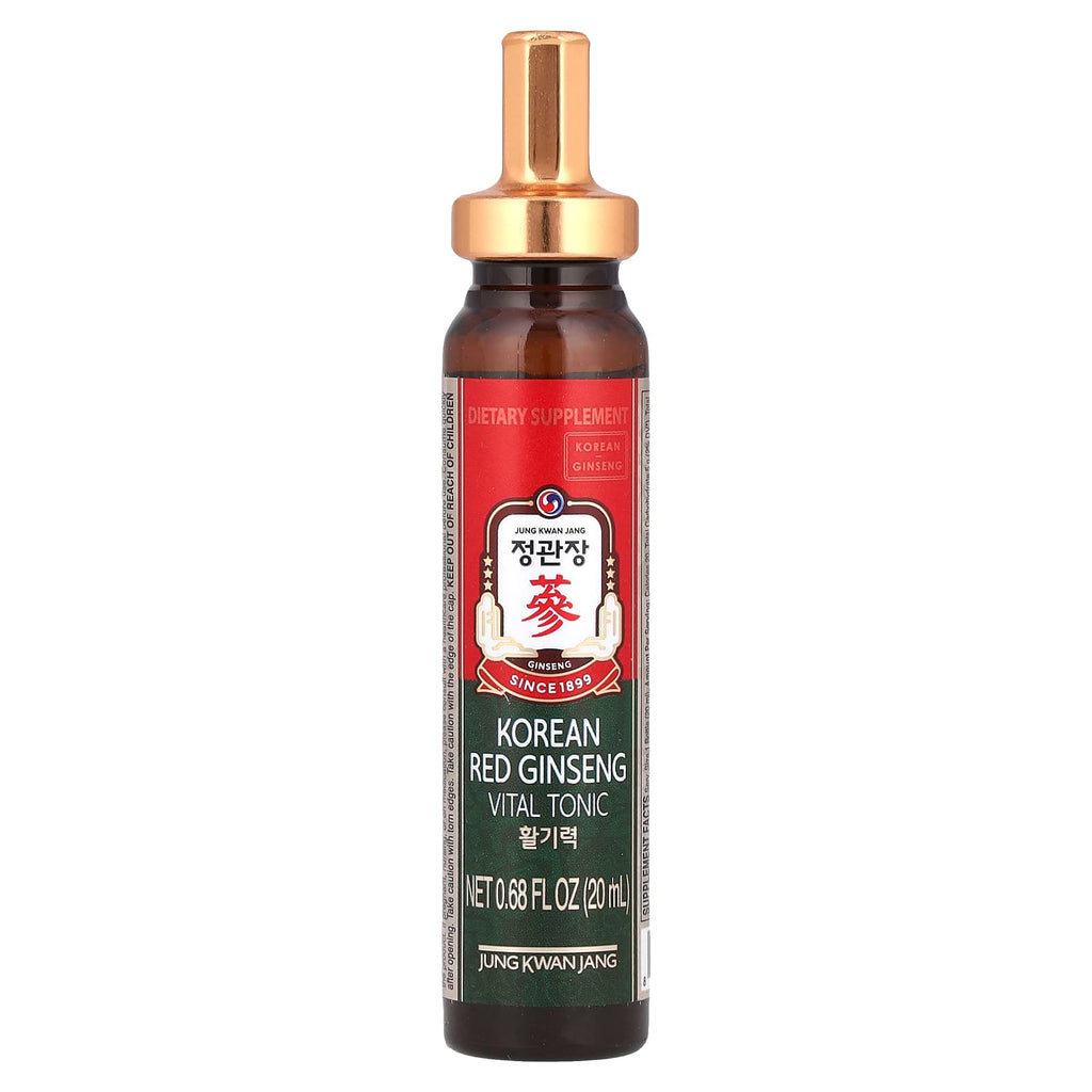 JungKwanJang, Korean Red Ginseng Vital Tonic, 10 Bottles, 0.68 fl oz (20 ml) Each