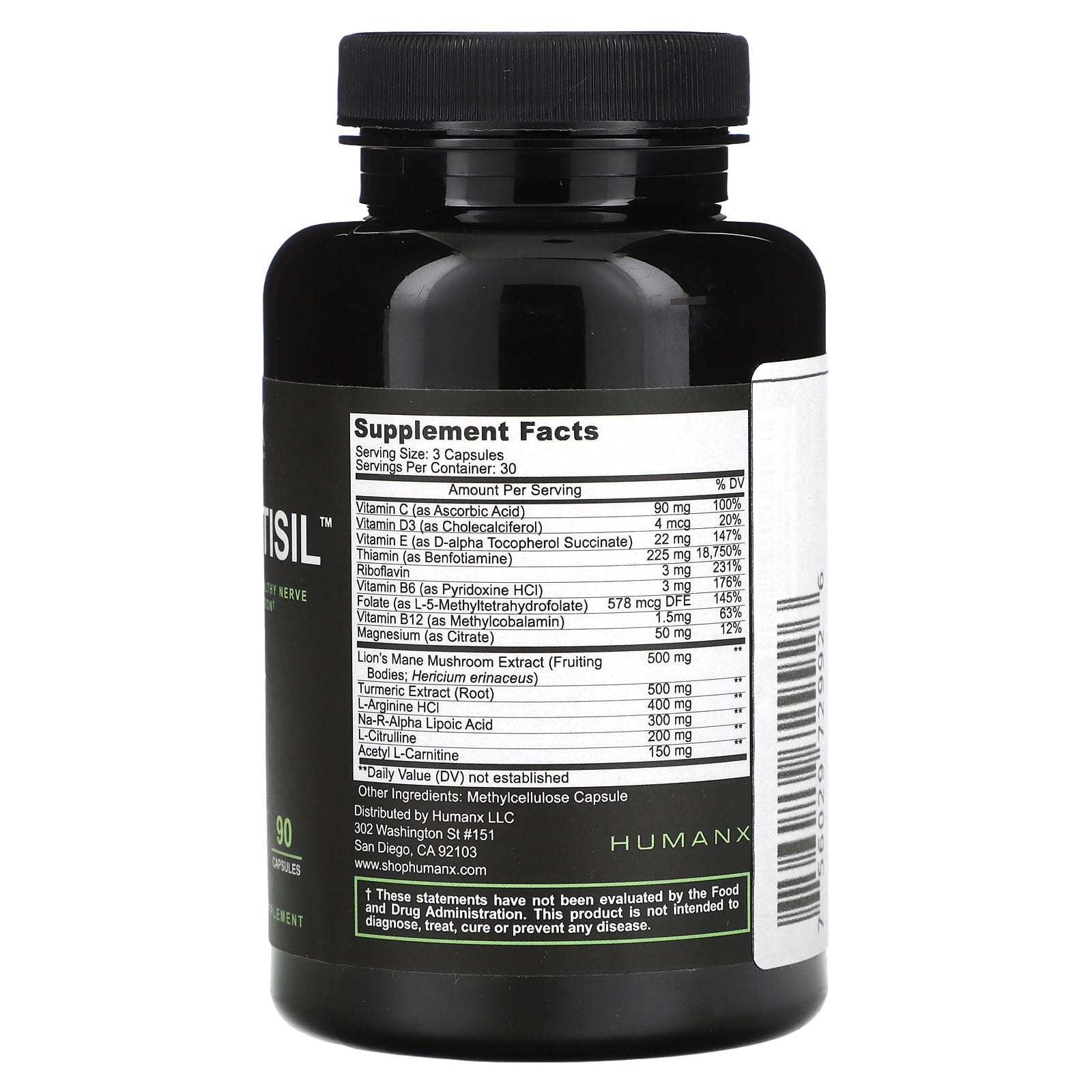 Humanx, Sciatisil, 90 Capsules