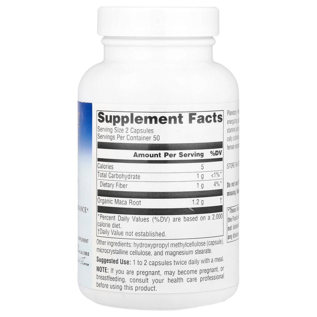 Planetary Herbals, Maca Supreme™, 600 mg , 100 Capsules
