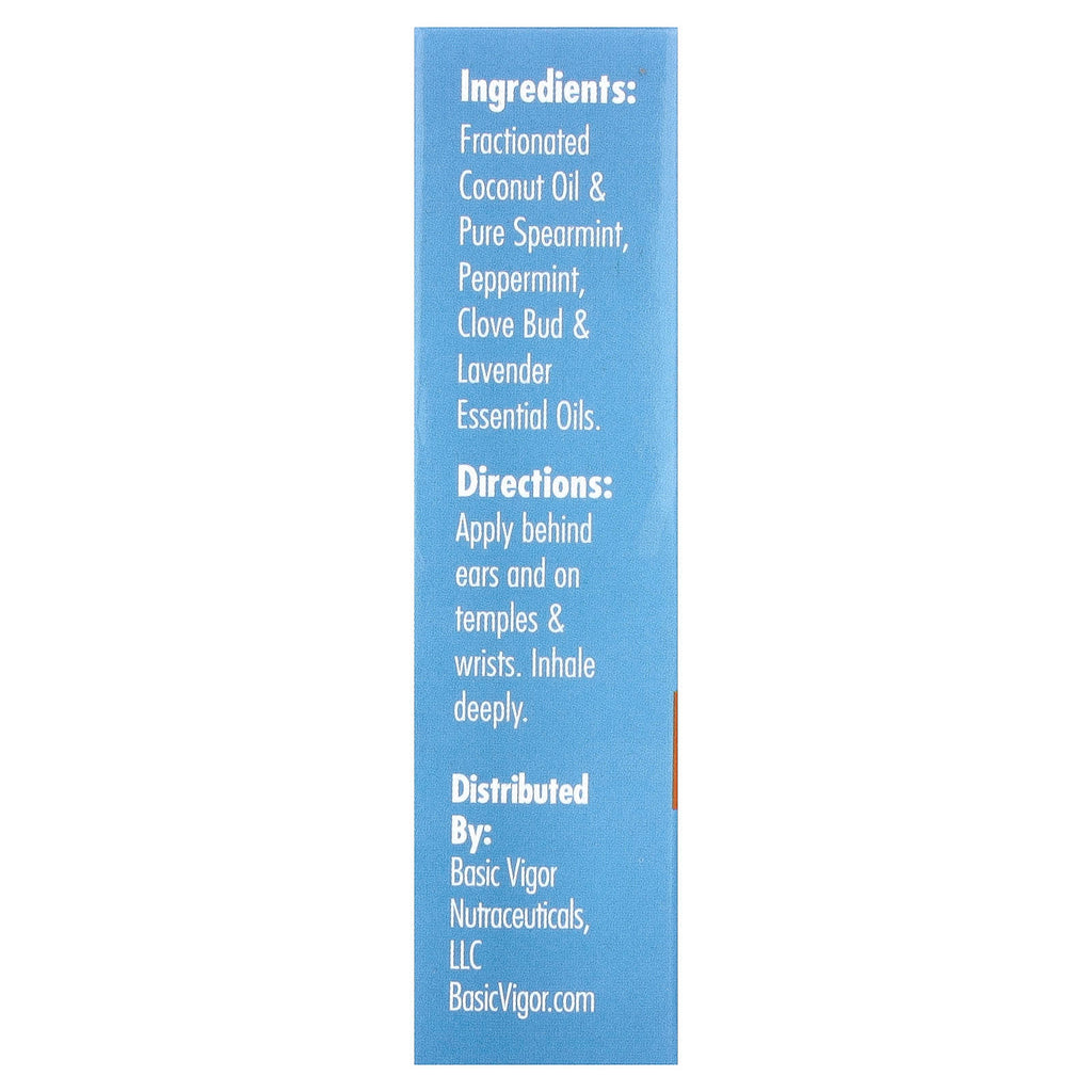 Basic Vigor, Nausea Relief Roll-On, 0.33 oz (10 ml)