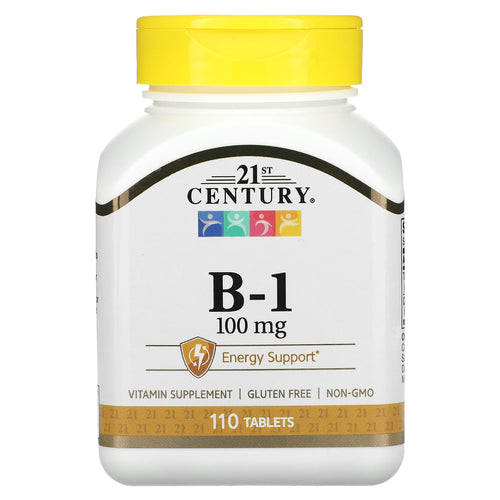 21st Century, B-1, 100 mg, 110 Tablets