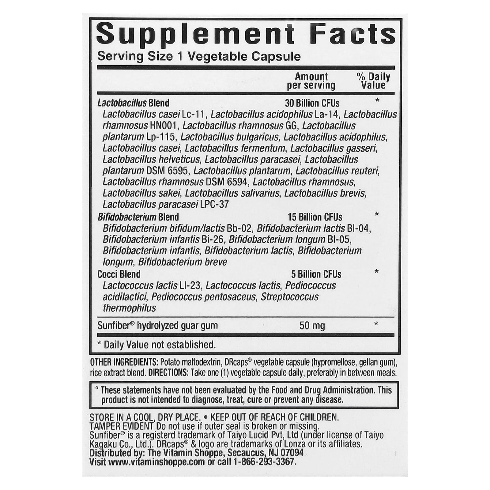 ProBioCare, Women's Probiotics With Prebiotic, 50 Billion, 30 Vegetable Capsules