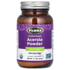 Flora, Certified Organic Acerola Powder, 1.7 oz (50 g)