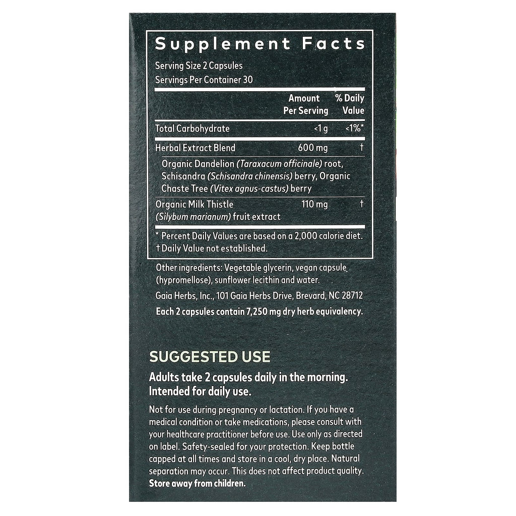 Gaia Herbs, Women, Cycle Support, Period, 60 Vegan Liquid Phyto-Caps