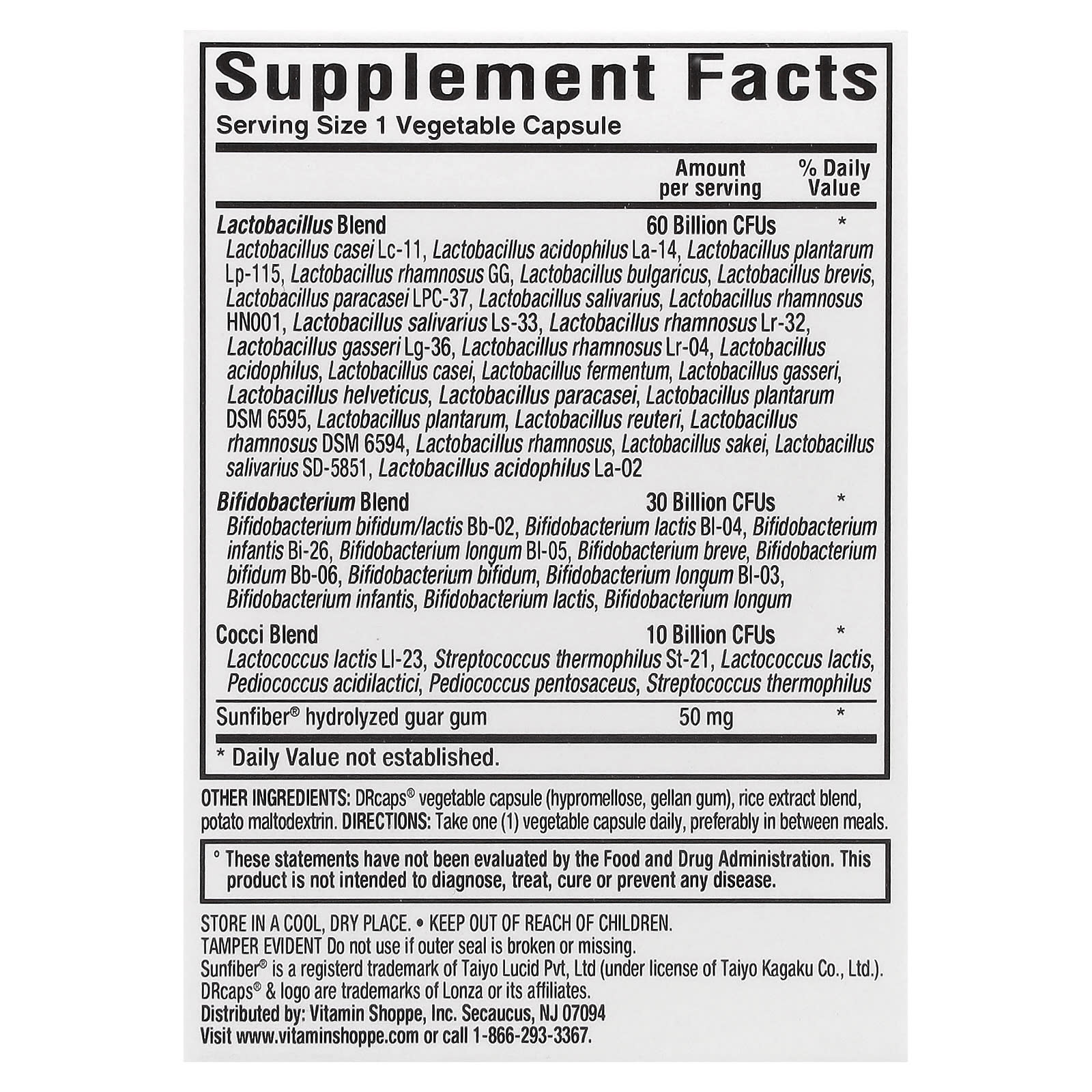 ProBioCare, Women's Probiotics With Prebiotic, 100 Billion, 30 Vegetable Capsules