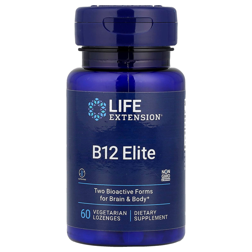 Life Extension, B12 Elite, 60 Vegetarian Lozenges (1,000 mcg per Lozenge)
