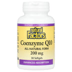 Natural Factors, Coenzyme Q10, 200 mg, 30 Softgels