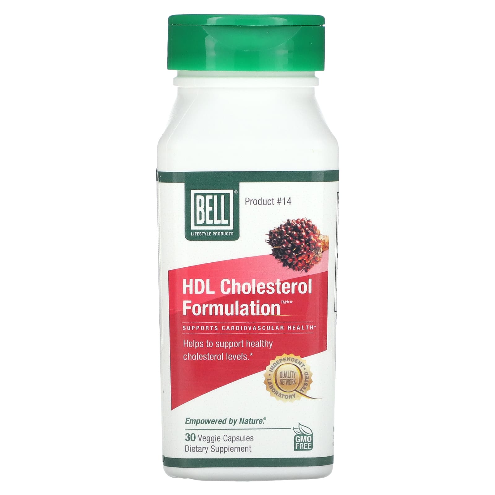 Bell Lifestyle, HDL Cholesterol Formulation , 30 Veggie Capsules