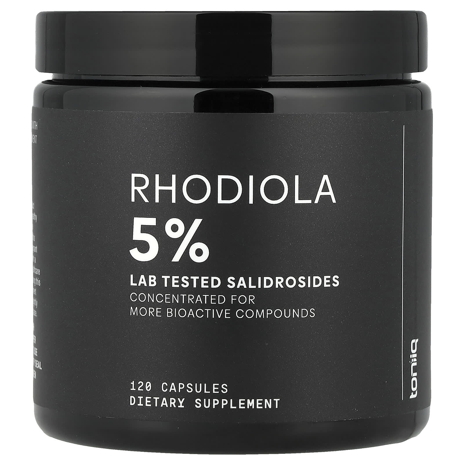 Toniiq, Rhodiola 5%, 120 Capsules (300 mg per Capsule)