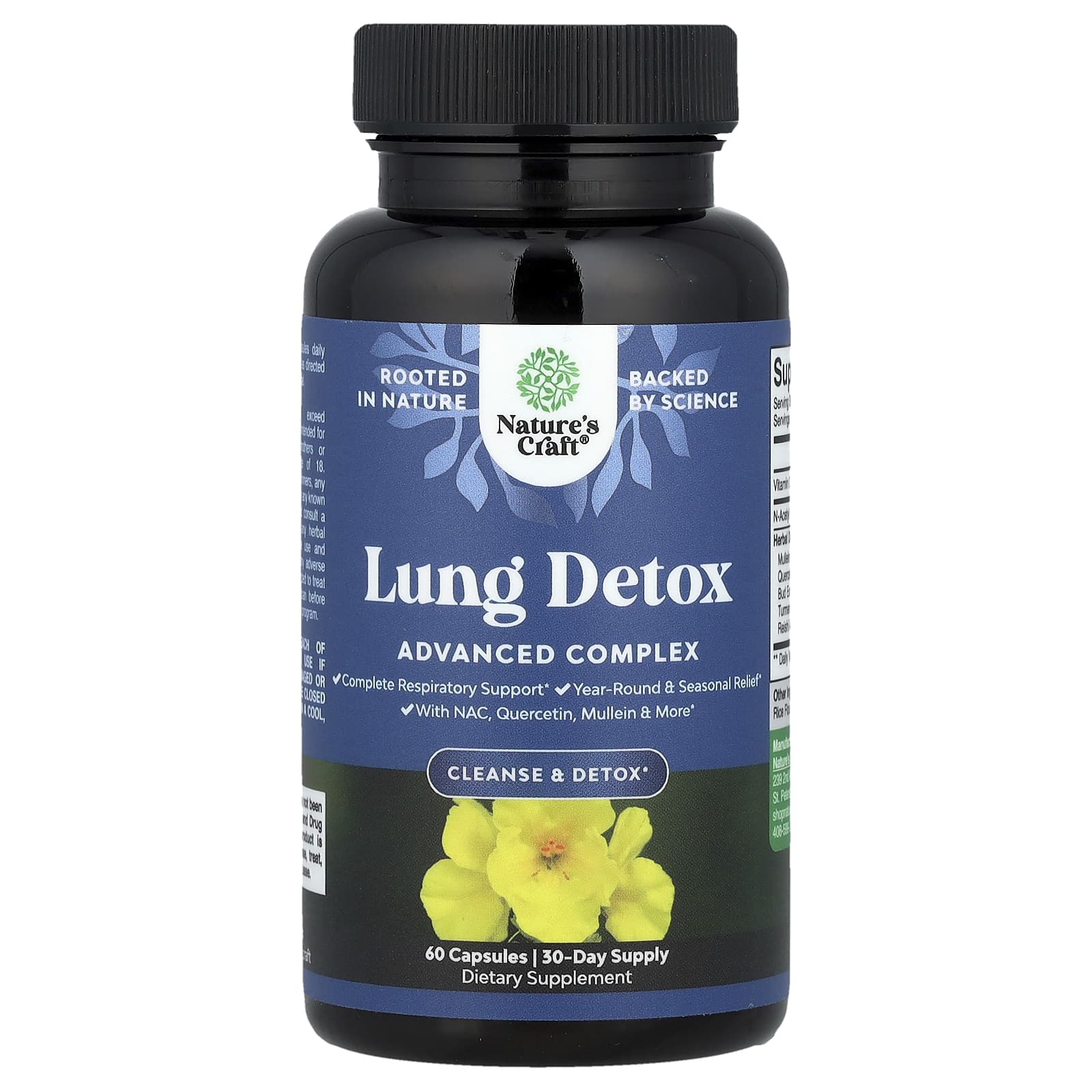 Nature's Craft, Lung Detox, 60 Capsules
