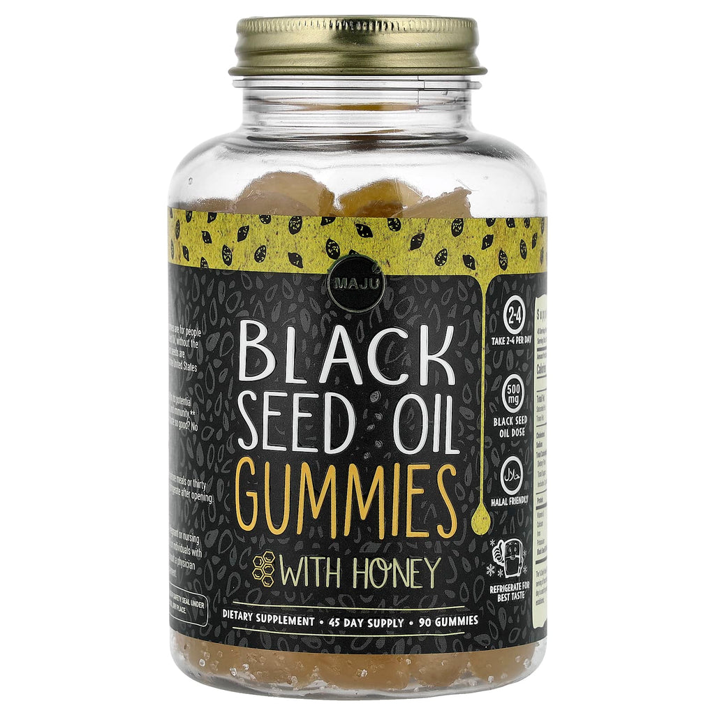 Maju Superfoods, Black Seed Oil Gummies, 90 Gummies (250 mg per Gummy)